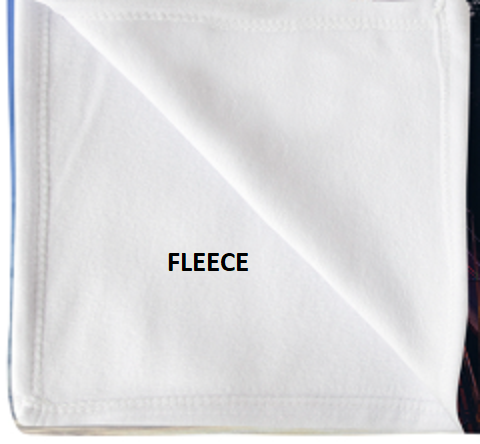 Fleece blanket by Art Creeps, image showing the texture of the blanket.